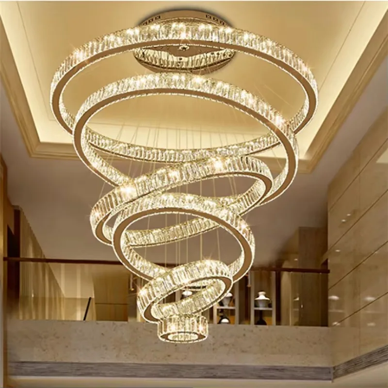 Metal crystal chandelier luxury atmosphere home hotel bar restaurant bedroom