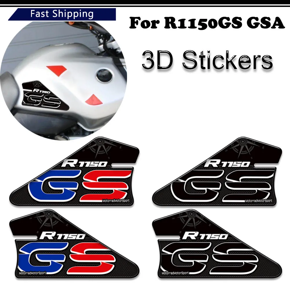 

For BMW R1150GS R 1150 GS R1150 GSA ADV Adventure Motorcycle Protector Tank Pad Grips Gas Fuel Oil Kit Knee Stickers Decals