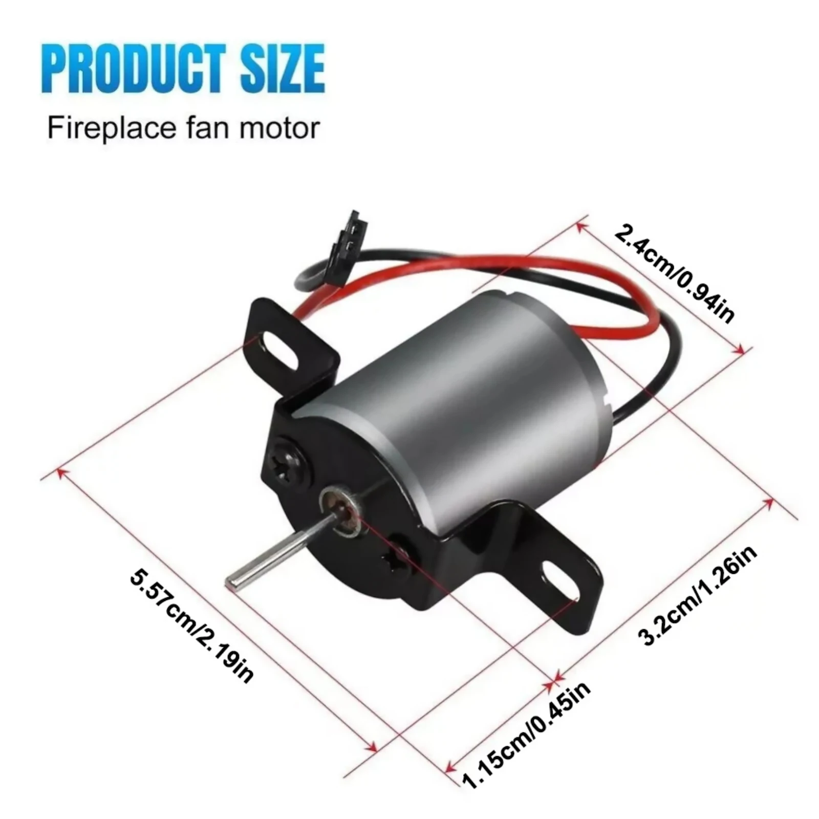 Fireplace Fan Motor Kit with Power Generation Film Heat Powered Stove Fan Motor Thermoelectric Generator Module Accessory