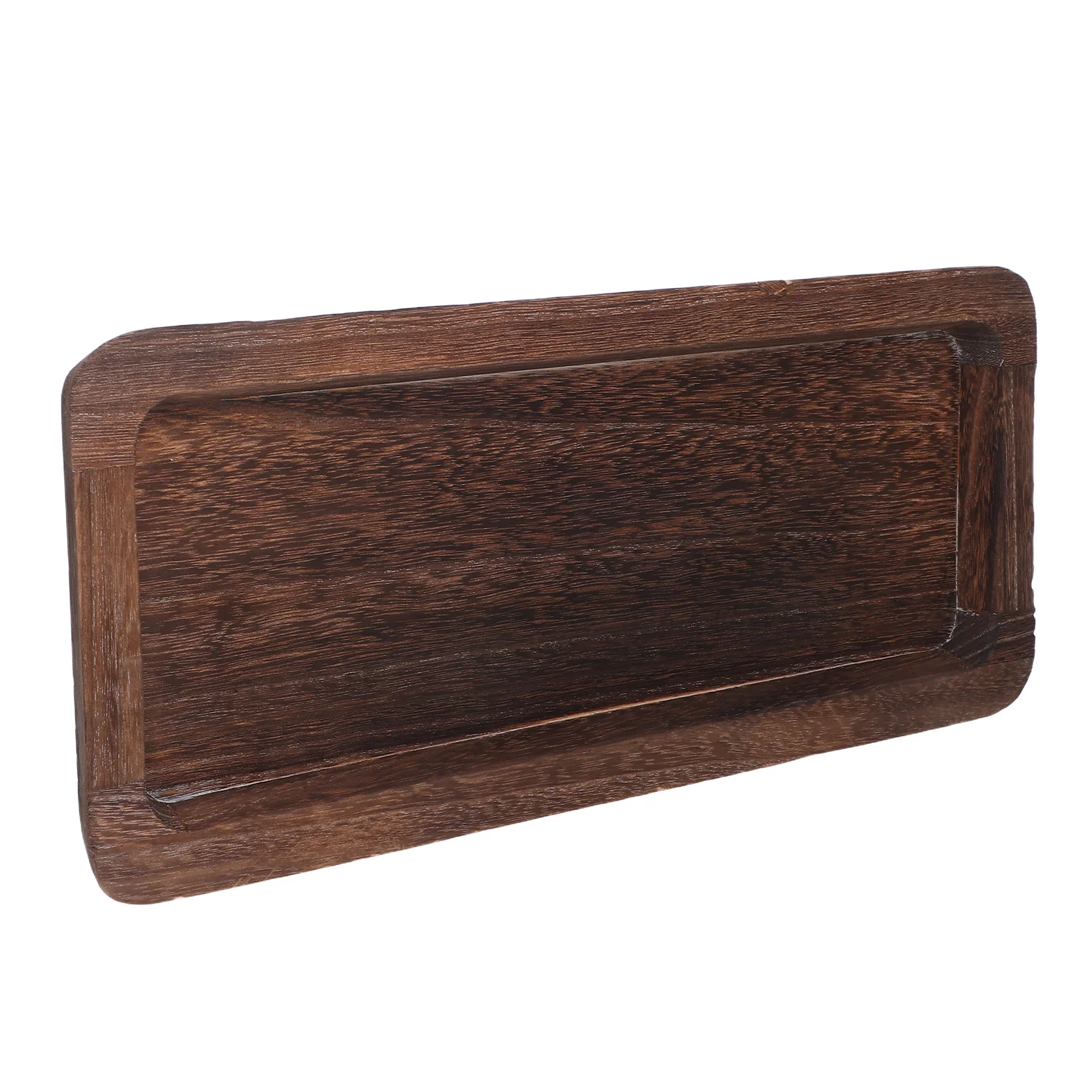 

Rustic Wood Tray Rectangular Farmhouse Serving Platter For Coffee Table Decor Long Wooden Tray Kitchen Counter Storage