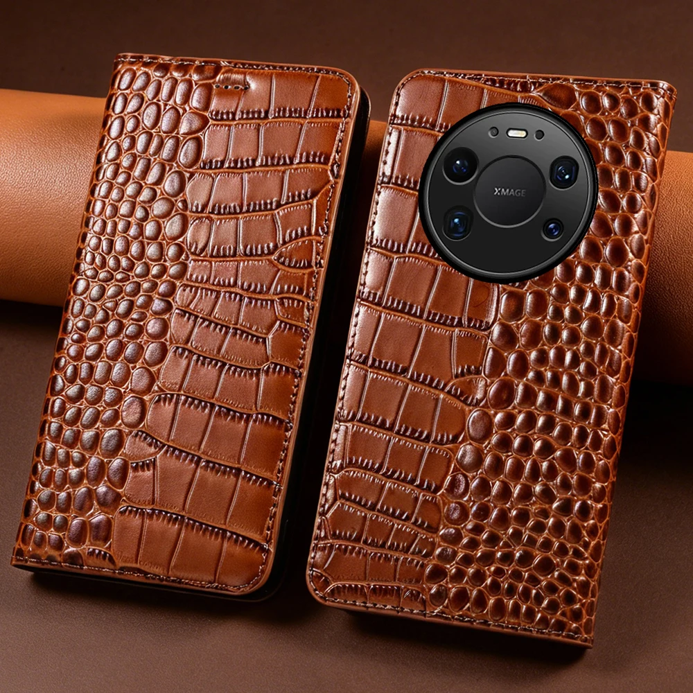 

Genuine Leather Magnetic Wallet Flip Case Card Slot For Huawei Mate 80 70 60 50 40 30 30E 20 20X 10 Pro Plus + Lite Phone Cover