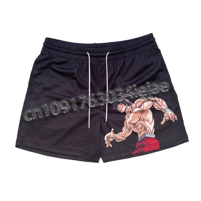 

MOTO Anime Casual Shorts Men Women Manga Cartoon Sports Gym Shorts Fitness 3D Print Quick Dry Board Shorts Summer Male