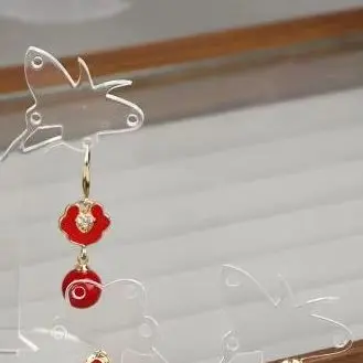 3Pcs/set Clear Acrylic Earring Display Stand Transparent Stud Dangle Earrings Display Rack For Jewelry Showcase Organizer Holder