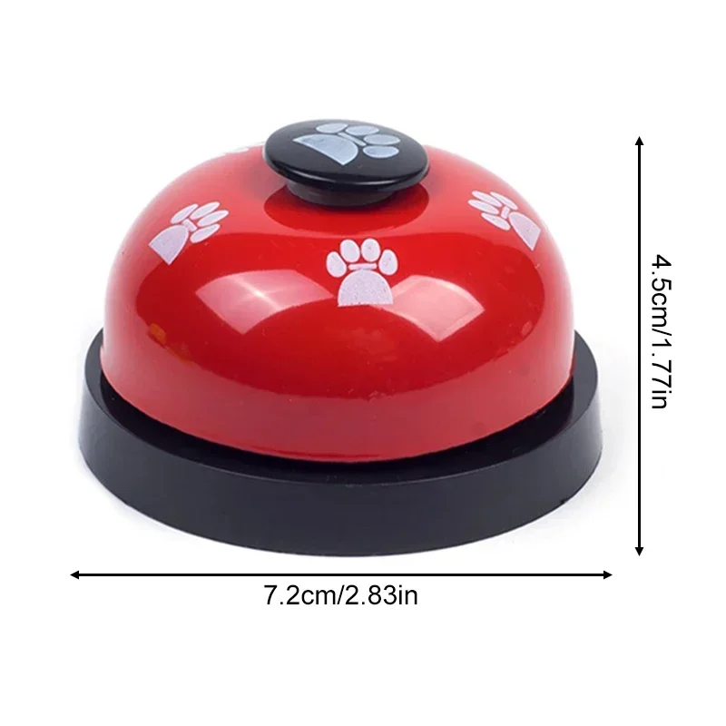 Training Toy Interactive Toys Ring Teddy Trainer Dinner for Small Called Feeding Bells For Footprint Pet Bell Dogs Cat Reminder