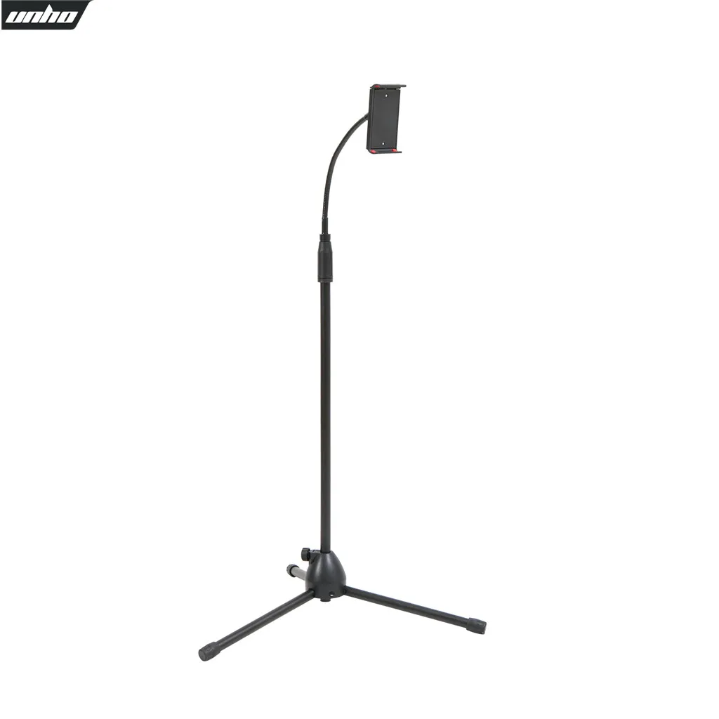 Telescopic Tripod Floor Stand Heavy Duty Tablet Holder for 4.7-10 Inch Device