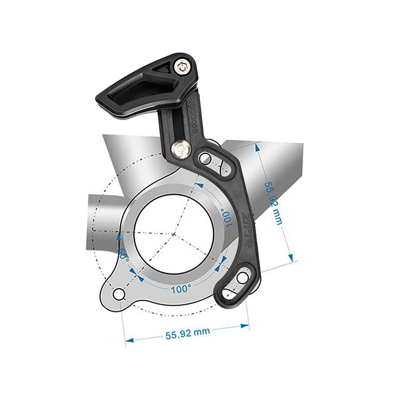 Bicycle Chain Guide 1X System BB08S ISCG05S Post Mount Single Speed Chain Guard Wide Narrow Gear Guider For 30-40T/30-38T
