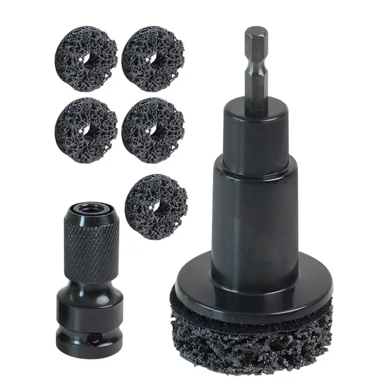

Wheel Stud Cleaner Wheel Hub Cleaning Tool Brake Grinding Cleaner Kit Rust Remover Polishing Automotive Tool For Car Lug & Nuts