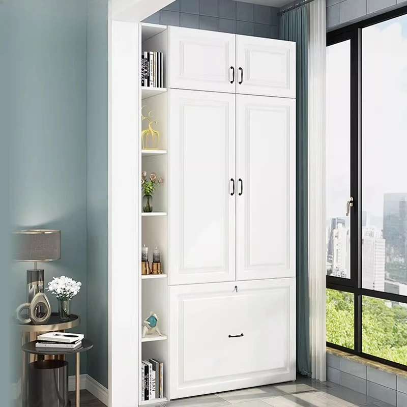 Balcony invisible bed hidden bed wardrobe integrated household telescopic single folding bed small apartment multi-function CH1
