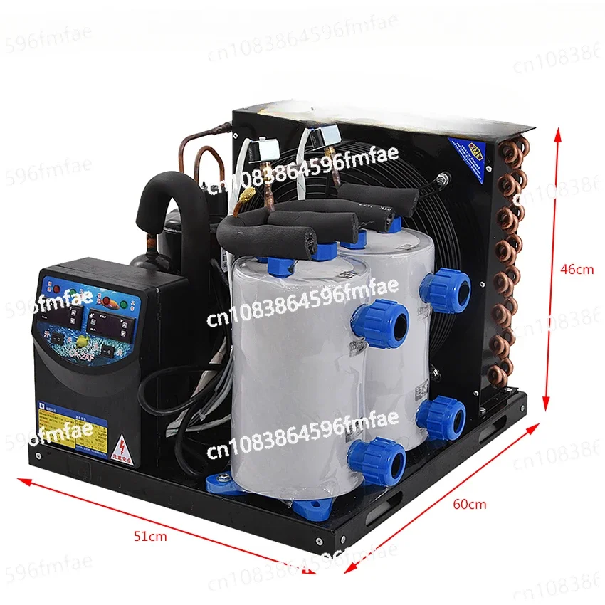 Aquarium Refrigeration Chiller Industrial  Seafood Pond Fish Tank  1.5HP One To Two Chiller