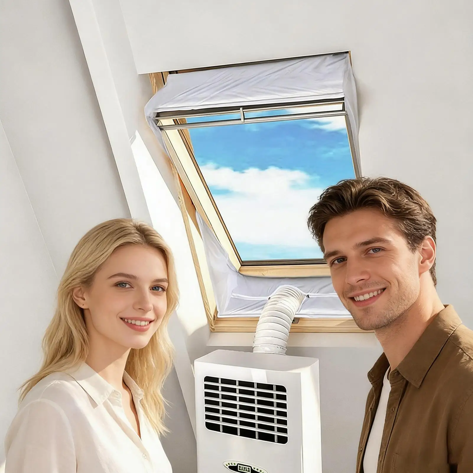 Portable Air Conditioner Window Kit Portable AC Sealing Exhaust Accessories Mobile Air Conditioning Vent Cloth For Home