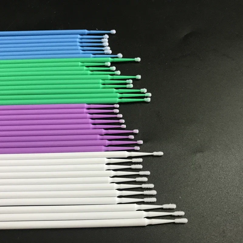 400pcs Dental Disposable Micro Applicator Brush Bendable 1.2/1.5/2.0/2.5mm dental material