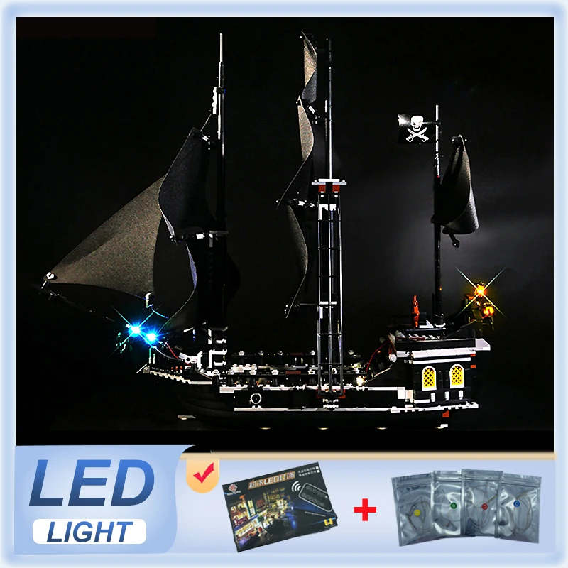 

DIY RC LED Light Kit For LEGO 21313 ship (Only LED Light,Without Blocks Model)