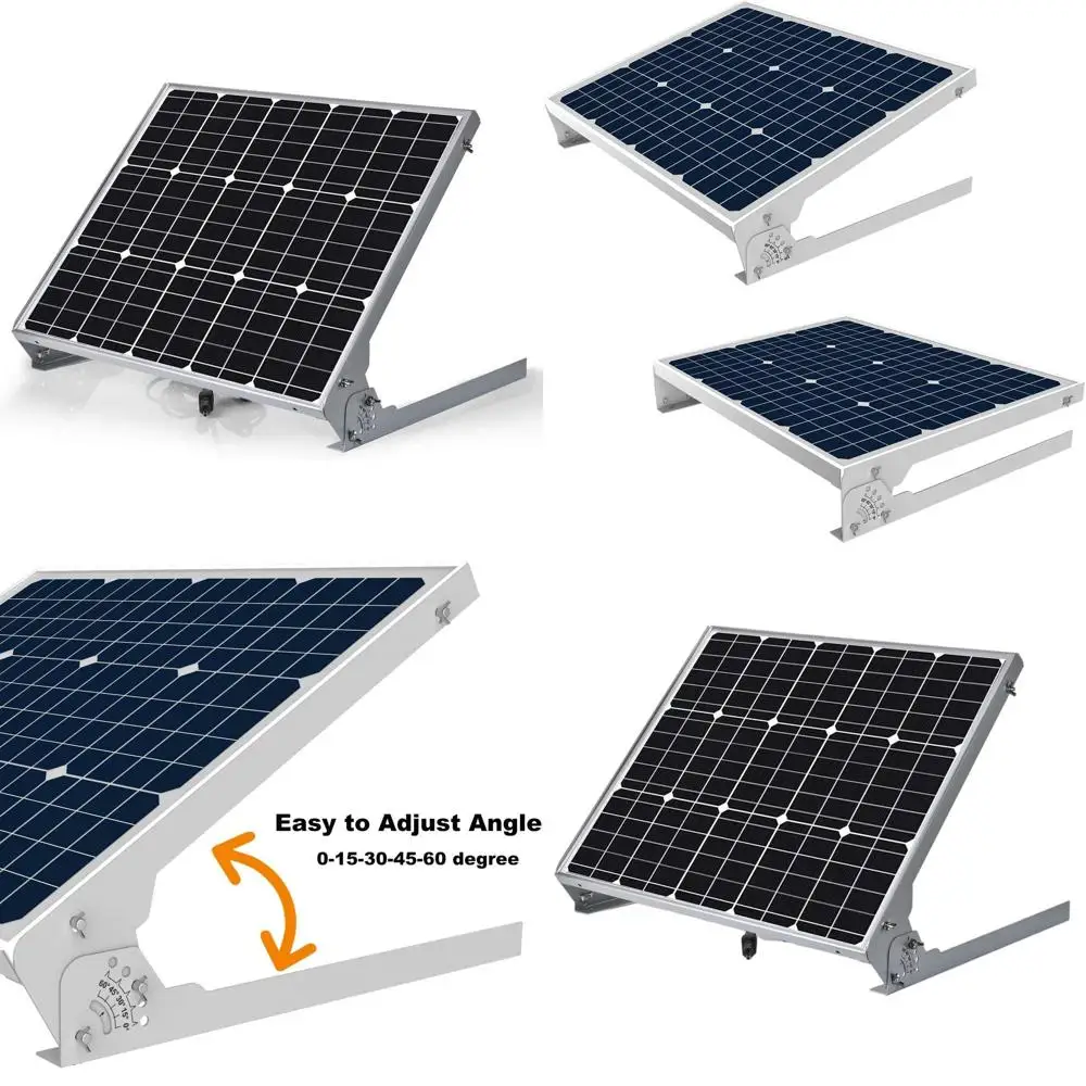 Adjustable Panel Mount Racks - Suitable for Mounting Brackets, Wall, Roof, RV, and Grid Systems