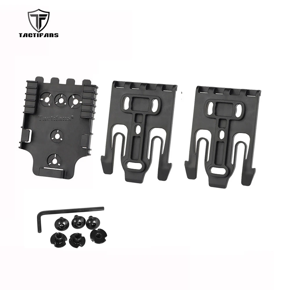 

Tactifans Quick Locking System Kit Fits QLS 22 19 Gun Accessories Hunting Thigh Holster Accessories Tactical Holster Adapter