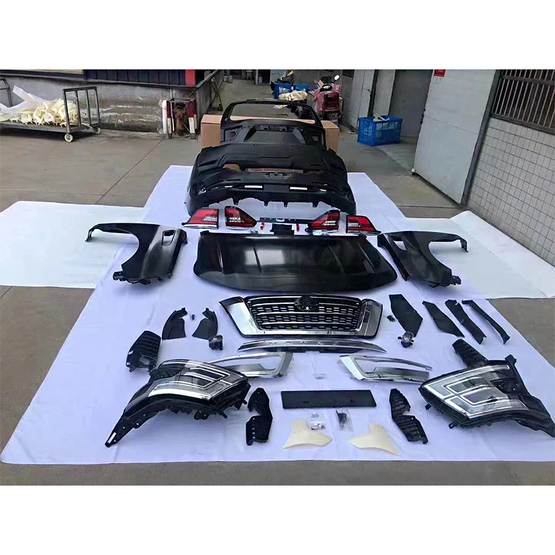 Wholesale auto parts bumpers body kit bodykit for nissan Patrol Y61 2014-2019 modified to 2022 Y62.