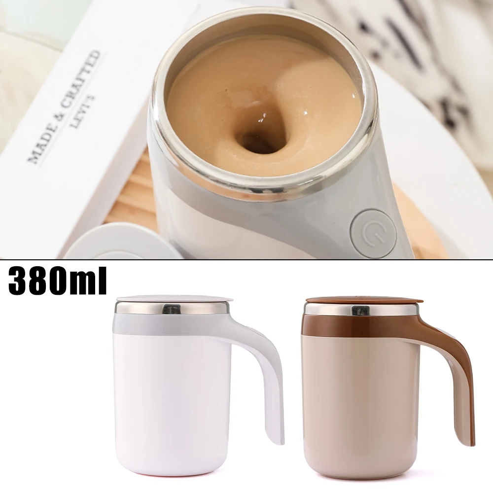 New Warmer Bottle Magnetic Rotating Blender USB Charging Auto Stirring Cup Coffee Milk Mixing Cup Lazy Smart Mixer Mark Cup