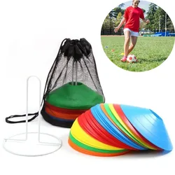 Plato de señal de entrenamiento de fútbol, conos resistentes a la presión, discos de marcador, Cubo de baloncesto al aire libre, accesorio deportivo de entrenamiento de fútbol