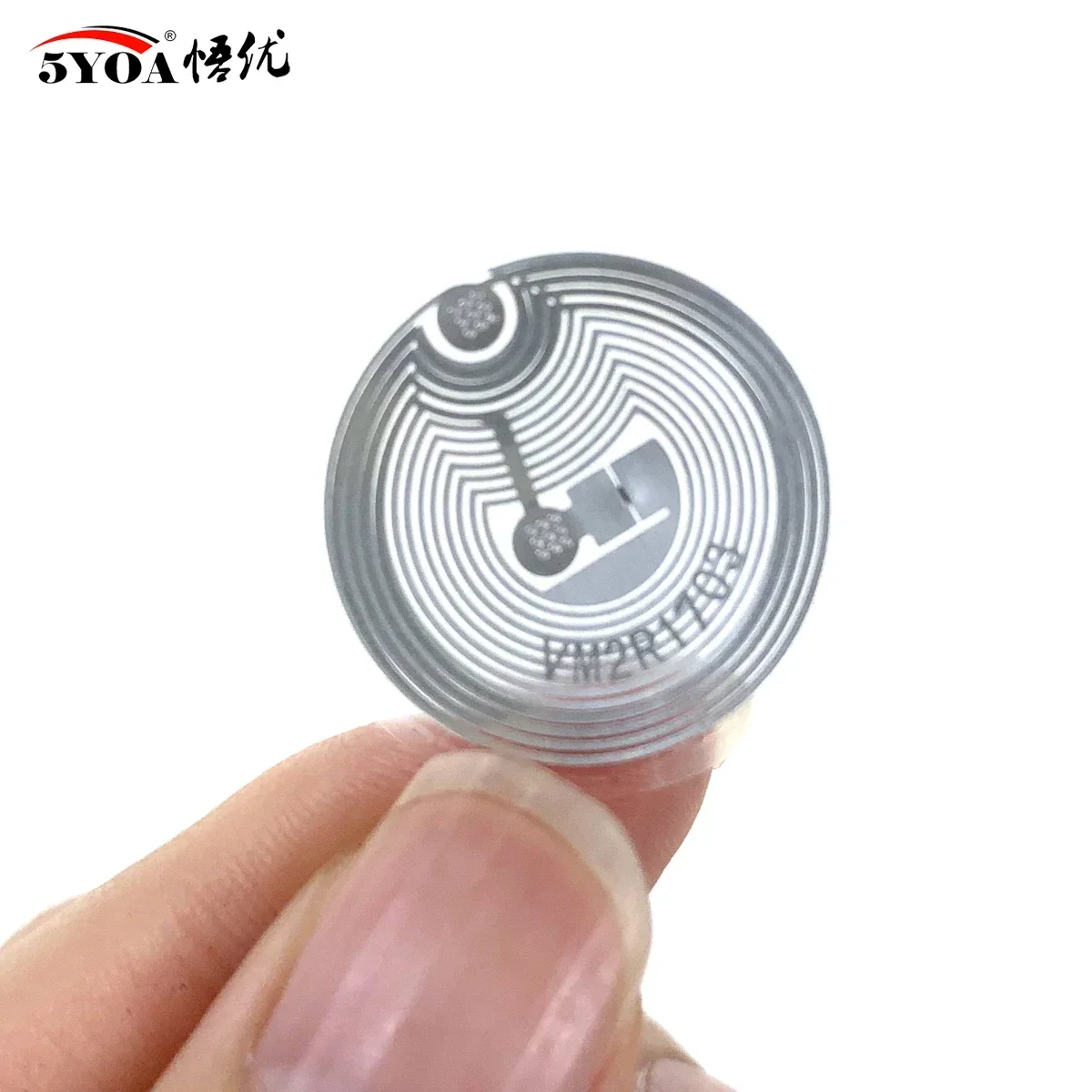 5YOA UID 25mm Rewritable RFID Clone Electronic Wet Inlay Tag 13.56MHz 1K S50 Smart Chip NFC Replicator Copy Access Control