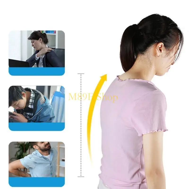 M89F Posture Corrector for Men and Women Back Brace Effective and Comfortable Back Shoulder Clavicle Support Neck Pain Relief