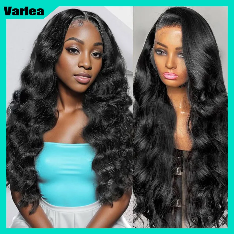 Varlea 200% Density Loose Body Wave 4x4 Closure Human Hair Wig 5x5 Hd Lace Closure Body Wave Human Hair Wigs Short Bob Brazilian