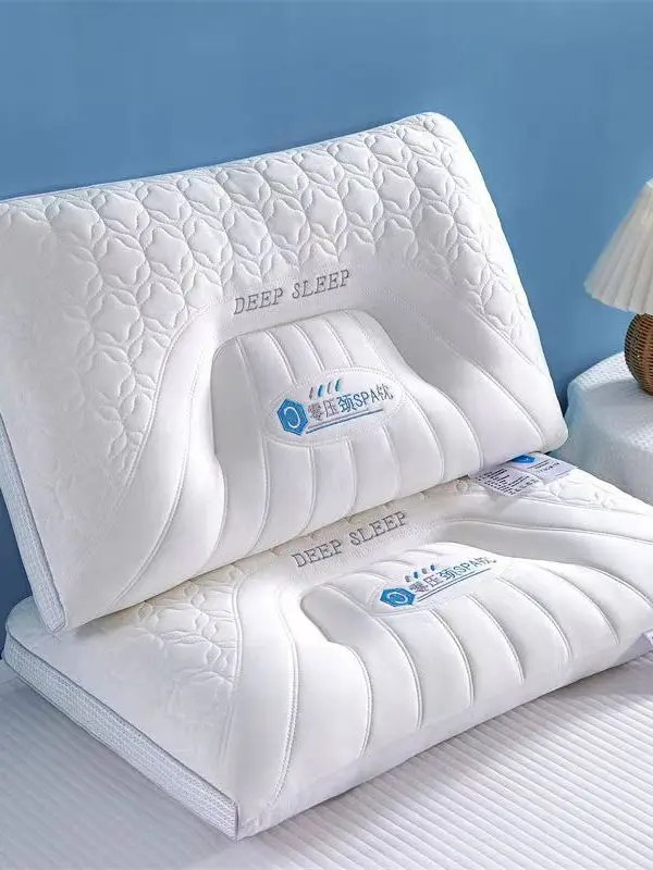 

Five Star Hotel Quali Pillow Latex eet Non-Sagging Memory Foam Ne Support Sp Aid Single Person Bedding Cuion