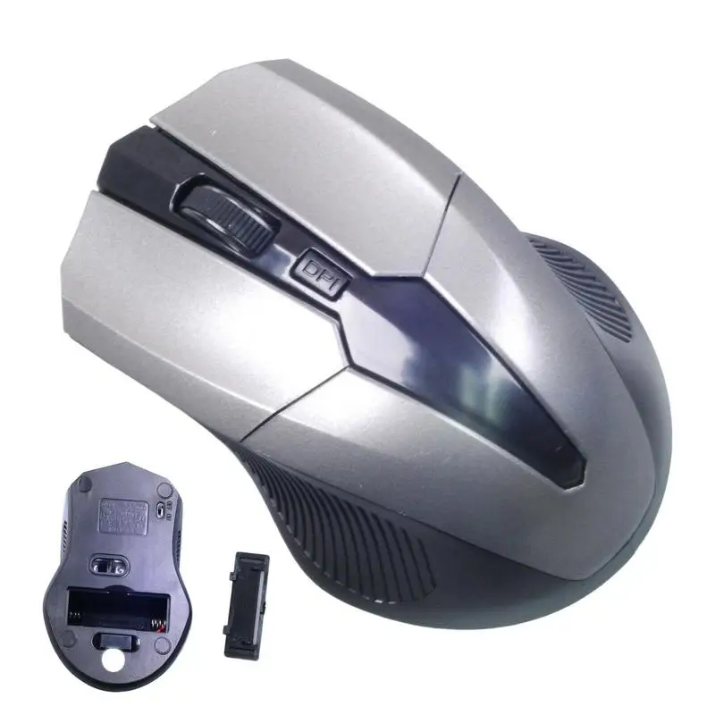 Gaming PC Mouse 2.4G Wireless Mouse 1200dpi Optical 3 Speed Adjustment Anti-Slip Mini Gamer Mouse 4 Buttons Laptop Accessories