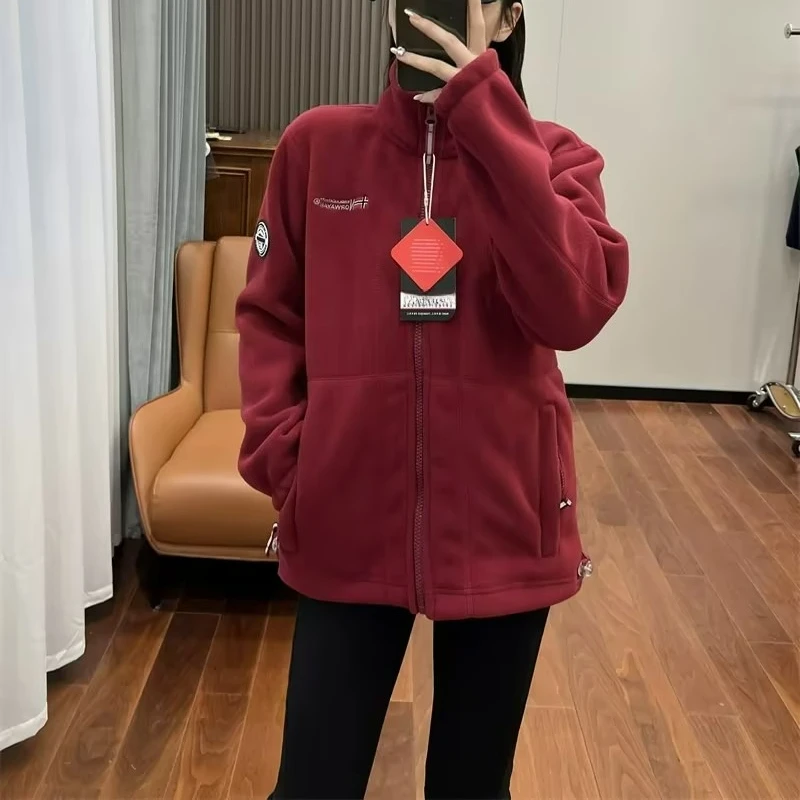 

COMXZ Мужская шерстяная куртка, модная ветрозащитная теплая куртка с воротником-стойкой для верховой езды, высокое качество, двусторонний дизайн, зимние пальто на молнии