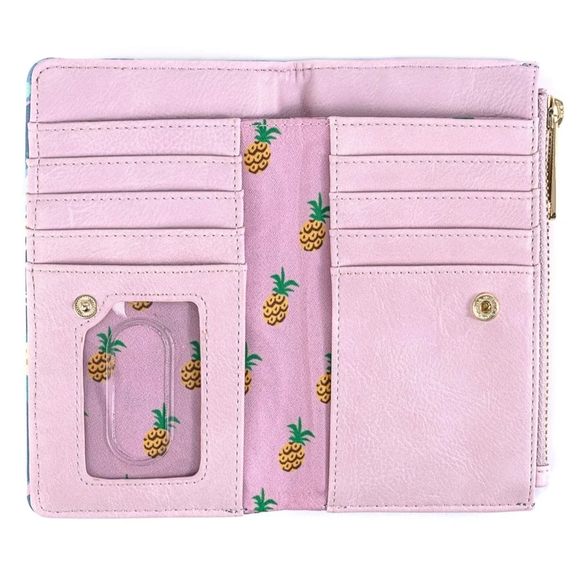 ‌ Lilo & Stitch Geldbörse – Geldklammer-Geldbörse mit kurzem Aufdruck, niedlicher Cartoon-ID-Kartenhalter und Münzgeldbörse, Kawaii Stitch Fan-Geschenk