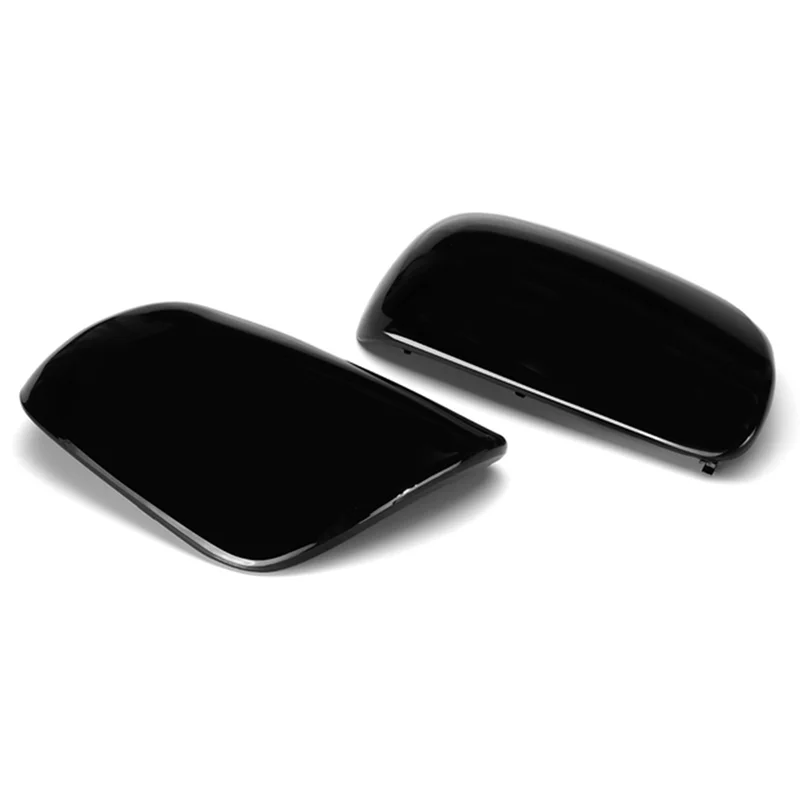 Car Glossy Black Rearview Side Glass Mirror Cover Trim Rear Mirror Covers Shell for Toyota Yaris 07-11 Prius