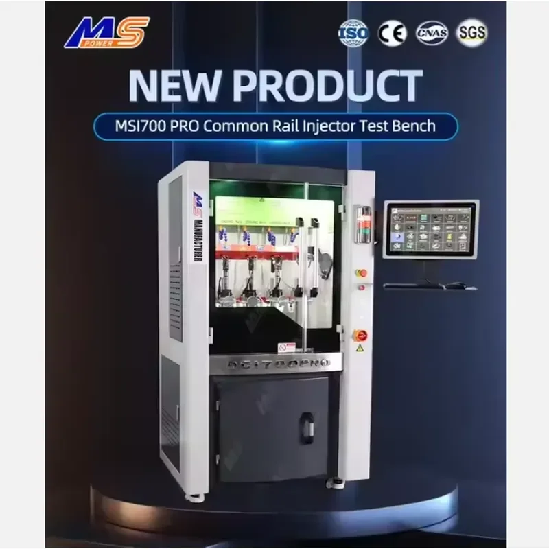 i DCI700-PRO CRI-PRO MSI700-PRO Common Rail Injector Test Bench Test Four Injectors at the Same Time