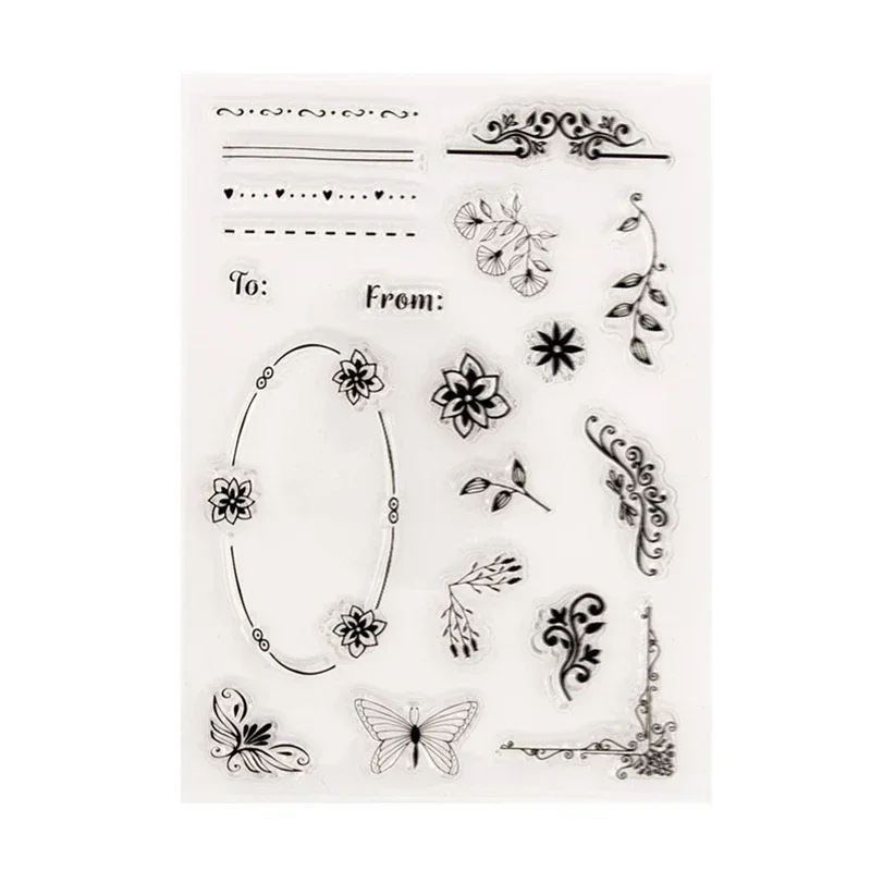 Clear Stamps, Scrapbooking Stamp Rubber Stamps for Card Making DIY Scrapbooking Making