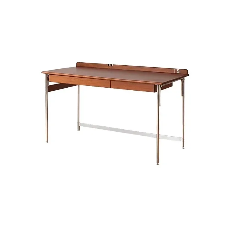 طاولة دراسة للواجبات المنزلية لسطح المكتب على طراز العصور الوسطى #2