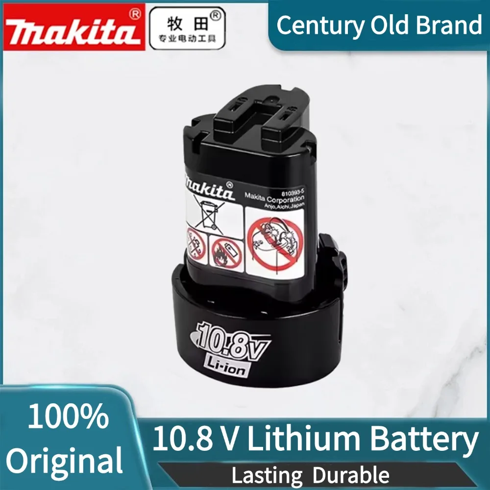 

Оригинальный аккумулятор Makita 10,8 В 3,0 Ач, 2,0 Ач, сменный аккумулятор для инструмента, 10,8 В BL1013 BL1020 BL1030 TD090D, DF030D