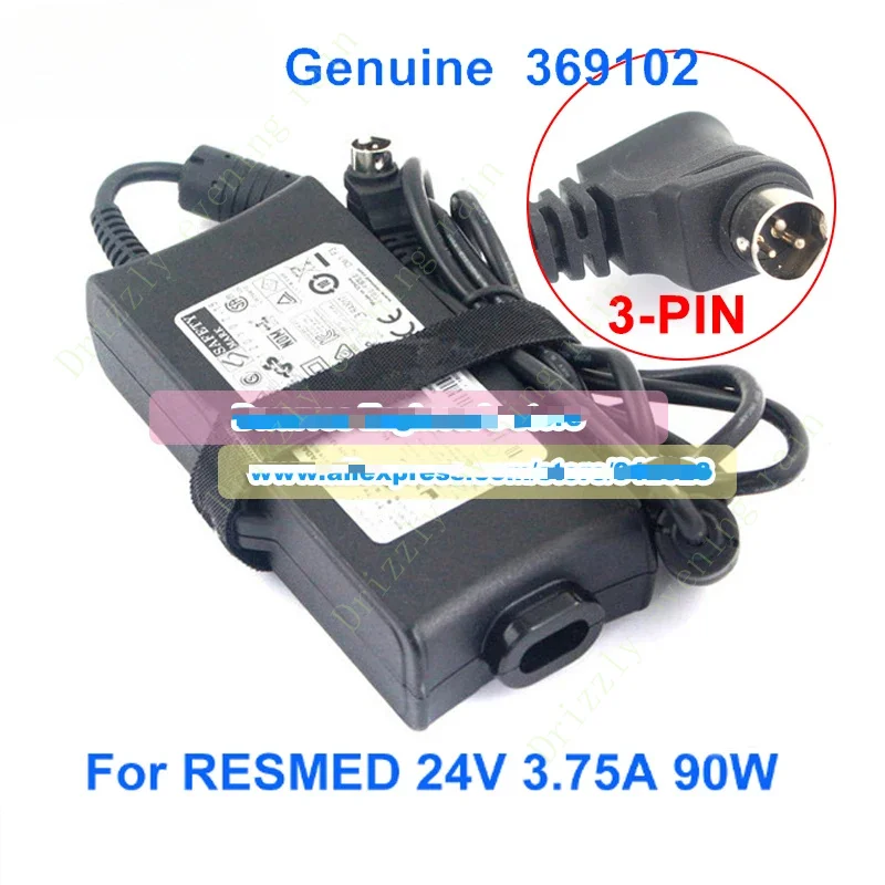 Genuine 90W AC adapter remmed 369102 ip21 24v 3.75a charger for remmed S9 series VPAP remmed CPAP machines power supply