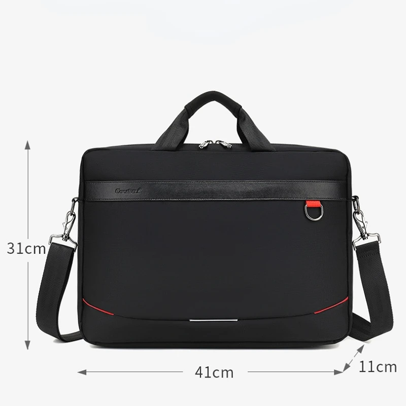 Chikage alta qualidade requintado bolsa de negócios simples lazer bolsa para portátil dos homens grande capacidade crossbody saco estudante sacos escolares