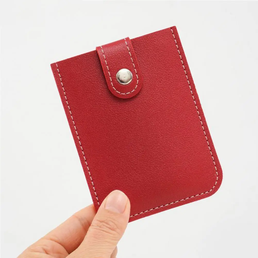 Multiple Card Slots Holder Stylish Faux Leather Card Holder Sleek Organizer for Business Cards Bank Cards Driver's License