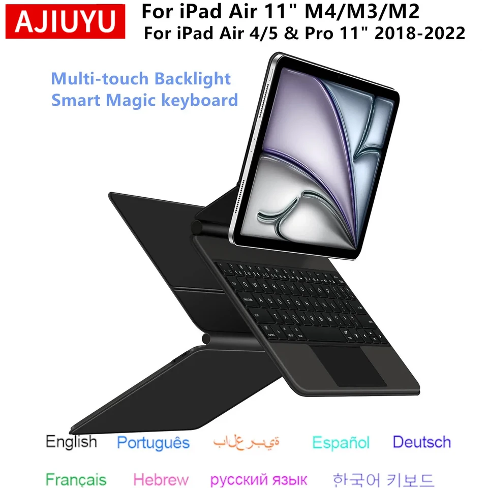 Folio Magic Keyboard for iPad Air 11 inch M4 2026 M3 M2 Pro 11