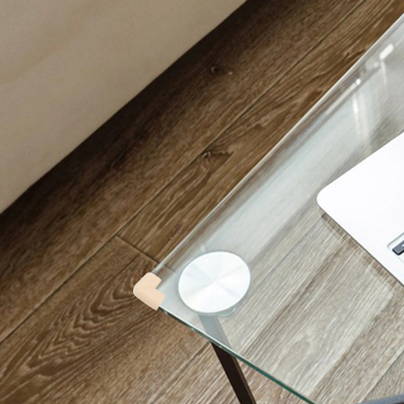 

1 set 4M Gray L Shaped Anti Collision Edge Protector with Guards for Furniture Desk Table Edge Protectors Glass Table