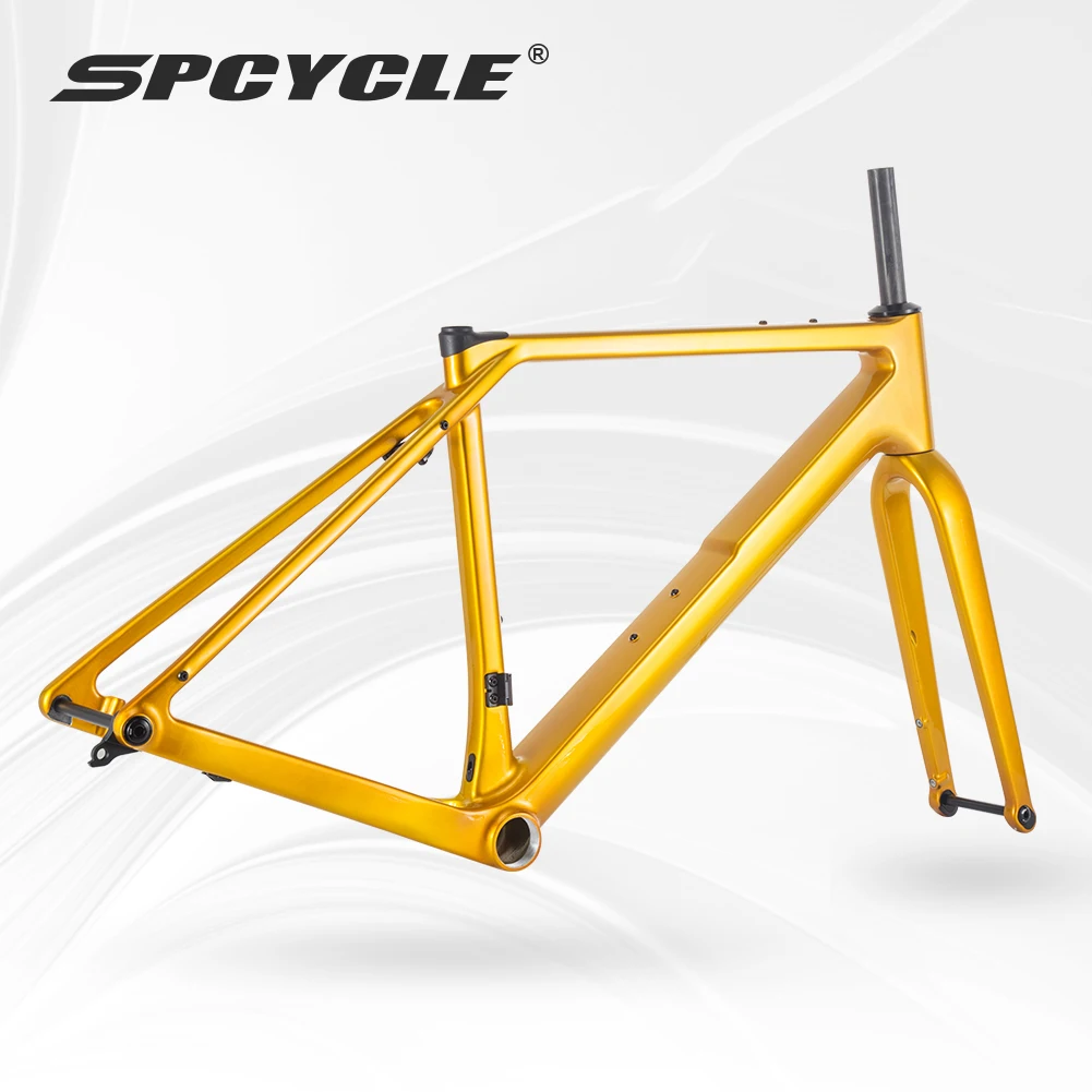 Spcycle G068 Aero Carbon Gravel Bike Frame 700x47C UDH Hanger T47 Thread BB Speed ​​Gravel Bicycle Frameset