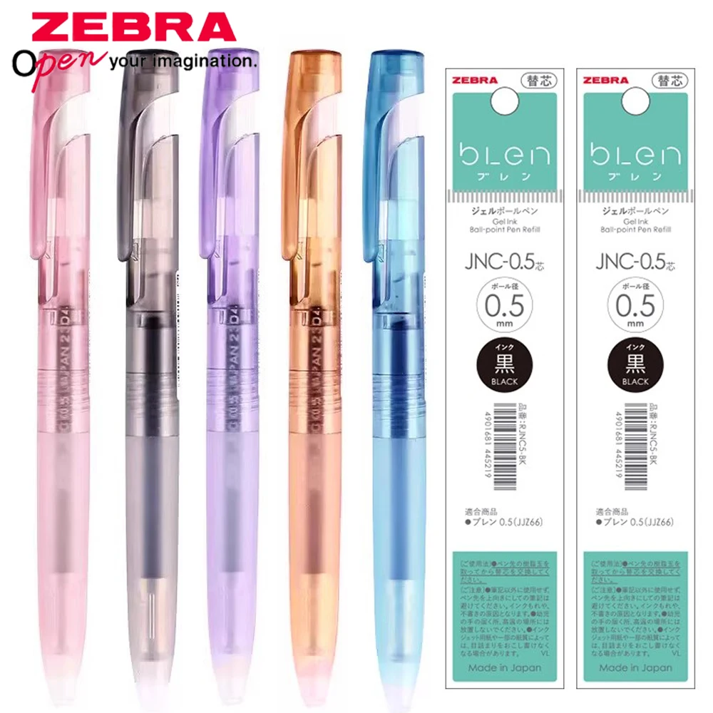 zebra japao azul gel pen secagem rapida reducao de vibracao anti vibracao waterpen escritorio papelaria suprimentos jz66 limited 01