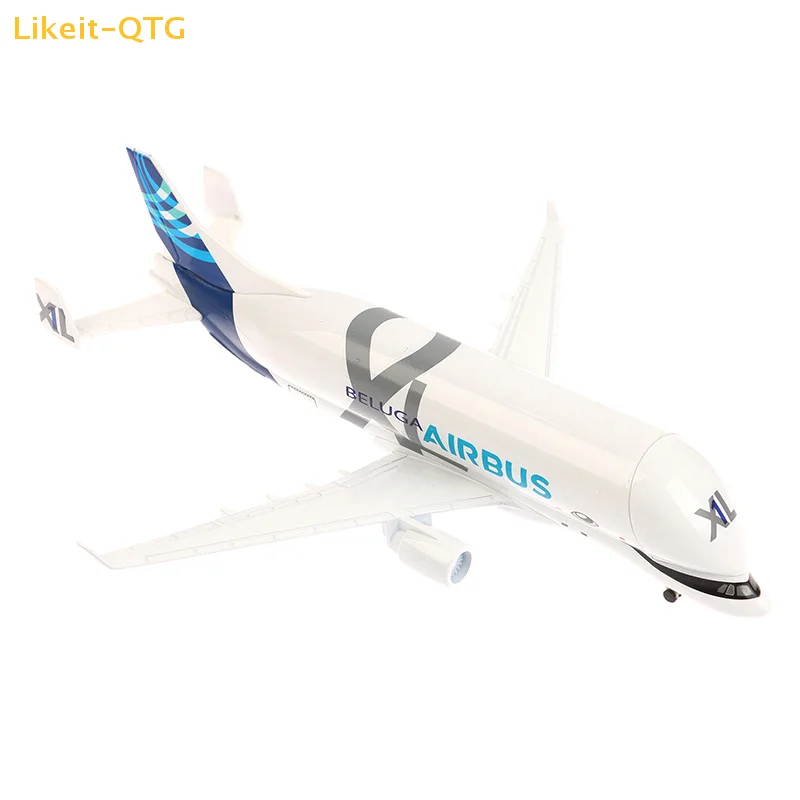 

Модель самолета-транспортника A300-600 Beluga Airlines, 20 см, белый, из литого сплава, игрушечная модель самолета Белуга