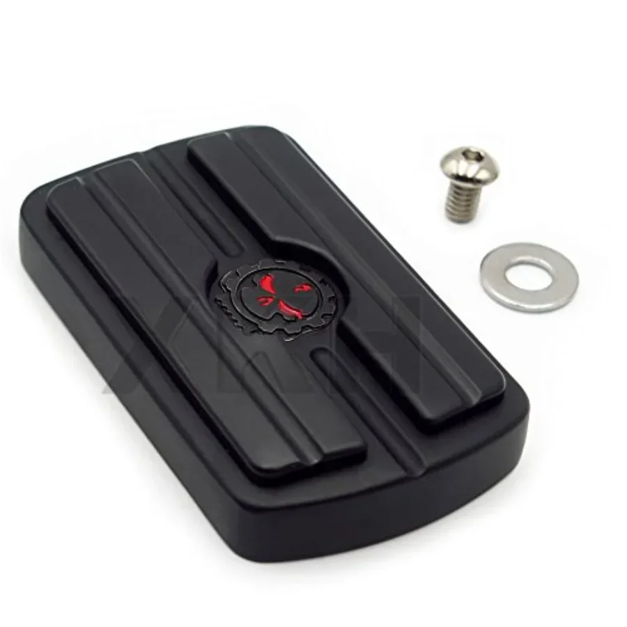 

Motorcycle Black Brake Pedal with Large Pad Compatible for Harley Davidson Touring Softail Models Enhanced Foot Contact and Dur