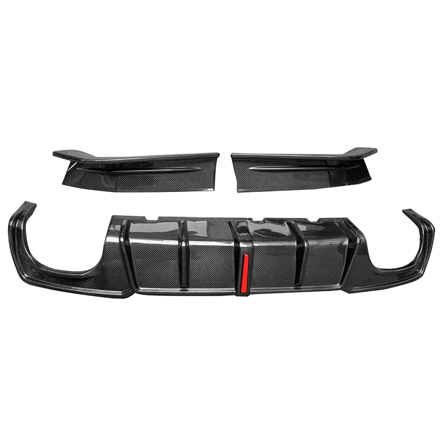 For BMW 4 Series G26 430 425 Carbon Fiber Back lip Car Rear Bumper Diffuser Rear Splitters Spoiler Back lip 4-door body kit