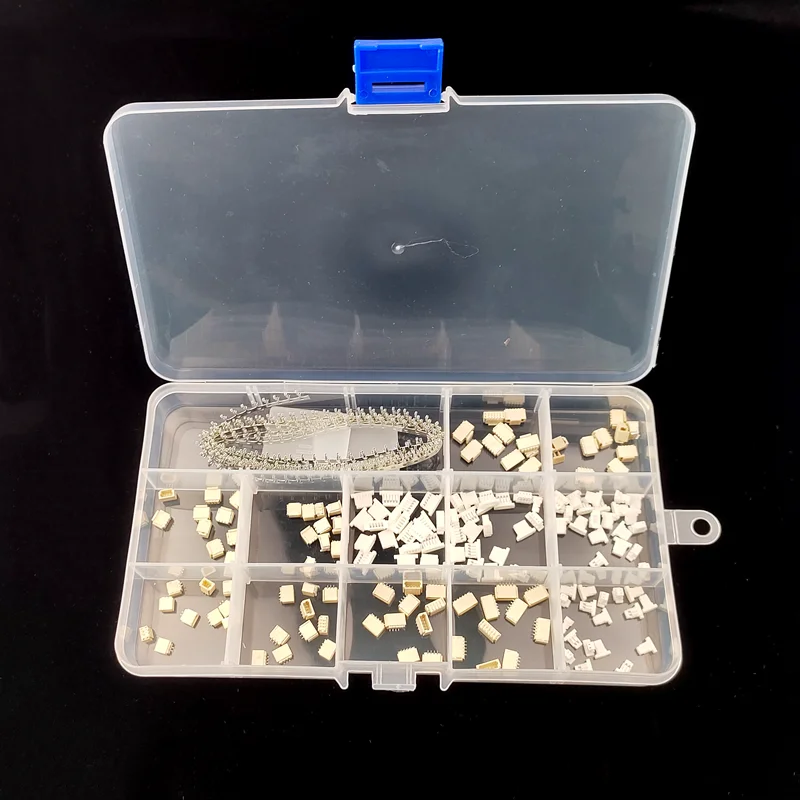 440pcs/Box SH1.0 2p 3p 4p 5 pin 1.0mm Pitch Terminal Kit / Housing / SMD Pin Header Connector Wire Adaptor SH Kits