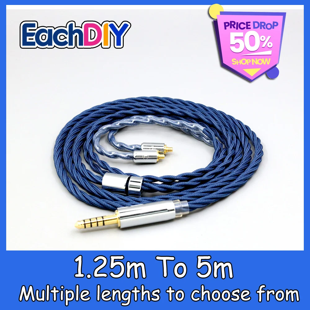 99-純銀-occ-グラフェン合金フルスリーブイヤホンケーブル-dunu-t5-titan-3-t3-長さの増加-mmcx-ln008614