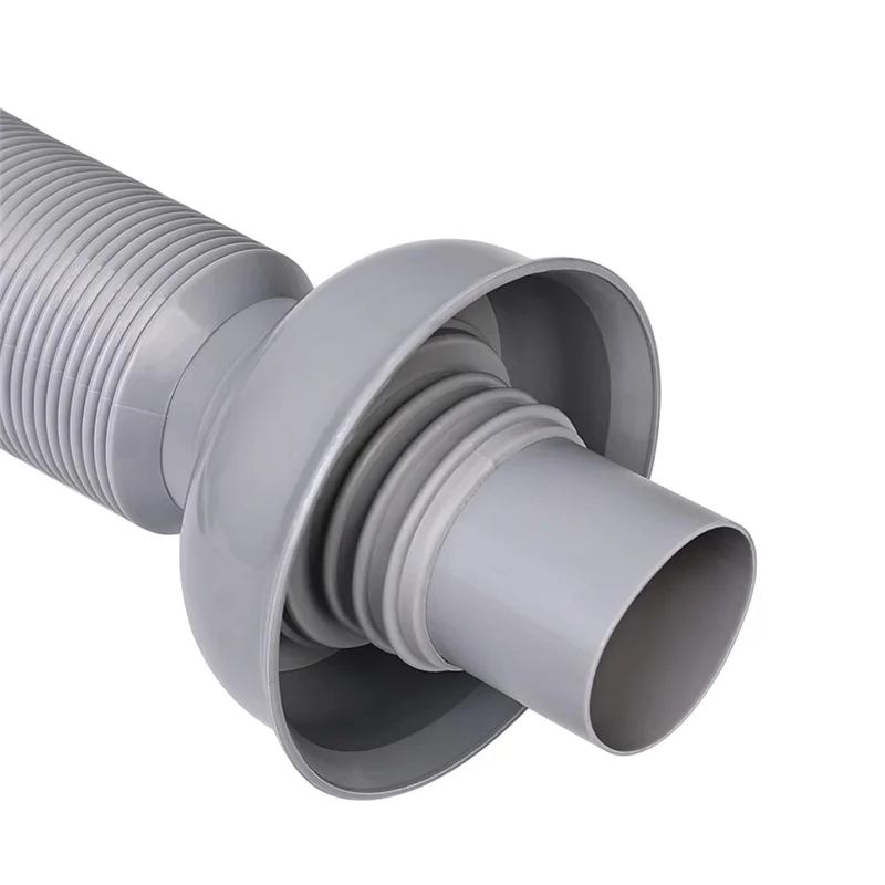 

ABUL-1 Комплект сливной трубы для кухонной раковины 1/4 дюйма с защитой от запаха, гибкая U-образная сливная труба, предотвращение обратного потока