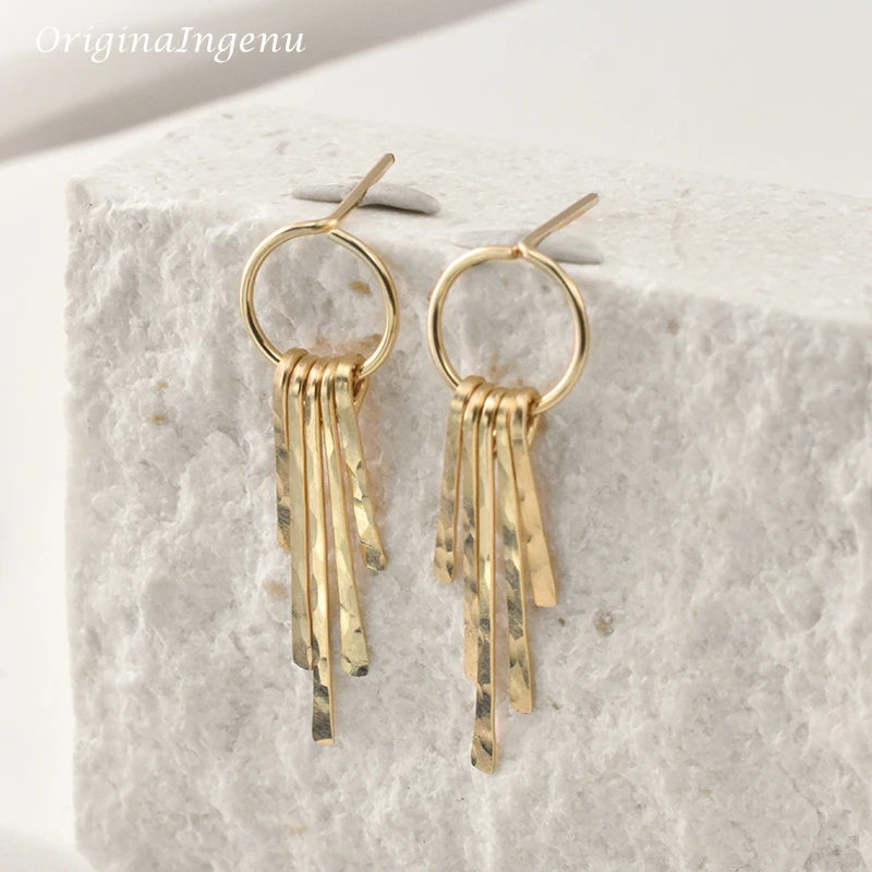 Boucles d'oreilles Vintage à pompon pour femmes, bijoux en argent 925 faits à la main, orbellen rempli d'or, style Boho