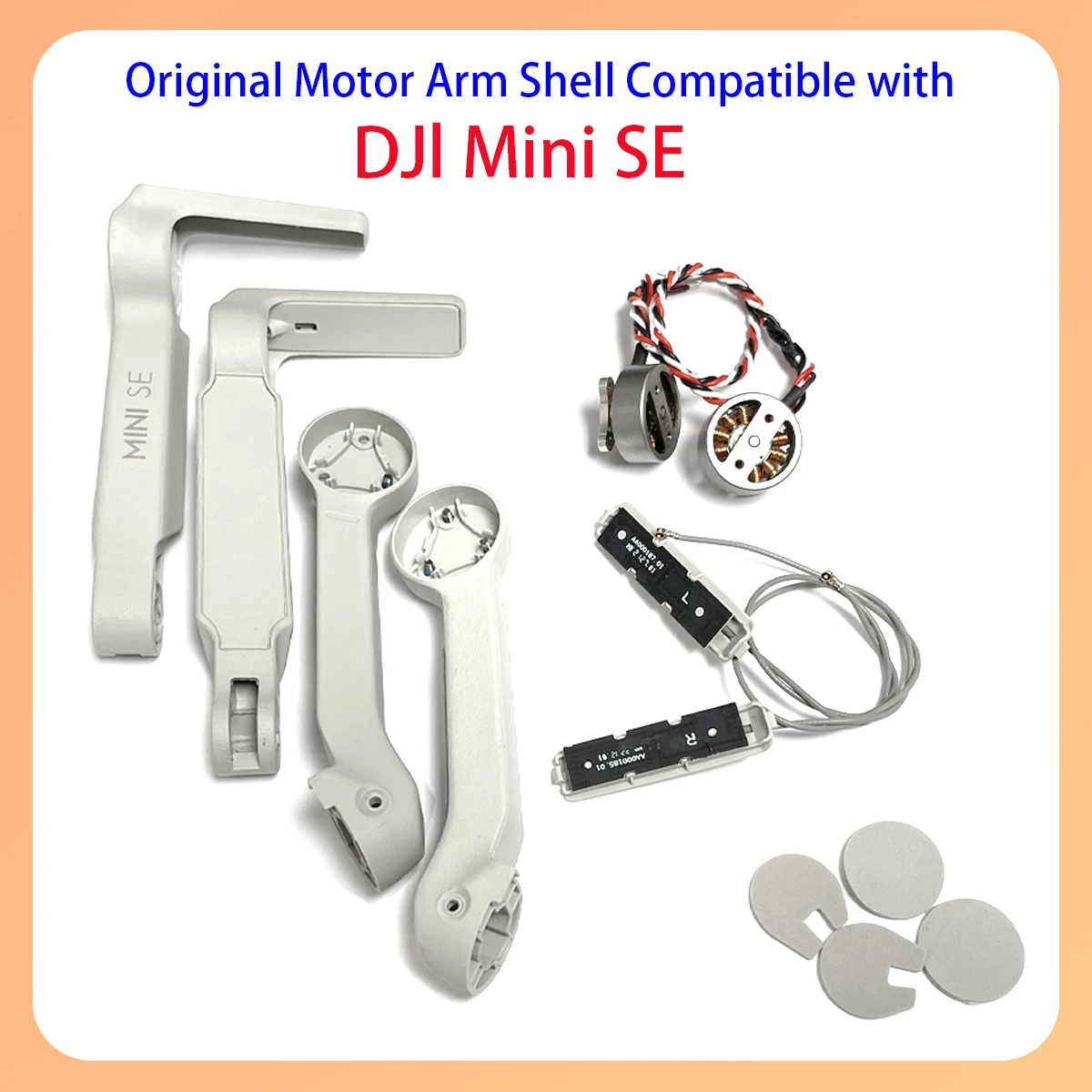 

Original Minse body front, rear, left, and right arm shell antenna motors are suitable for DJI Min2 series drone accessories