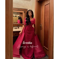 Lorrta Customized Evening Dress Womens Dresses for Special Occasions Bead Fabric Prom Dresses 2025 Women Luxury Party Dress Robe