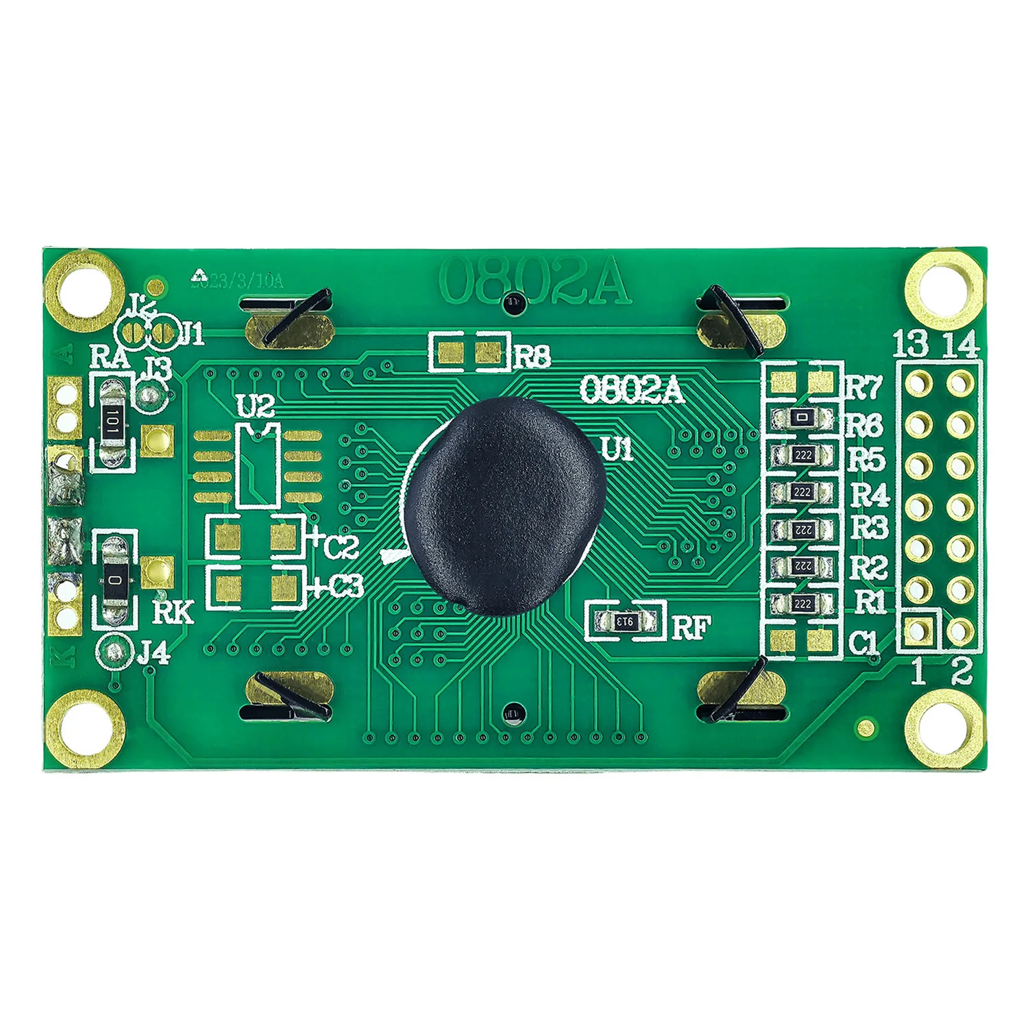 LCD0802 moduł wyświetlacza LCD wyświetlacz znaków 8x2 3.3V / 5 LCM niebieski/tło Green Screen LCD dla Arduino DIY zestaw